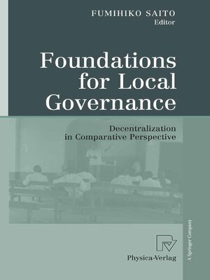 cover image of Foundations for Local Governance